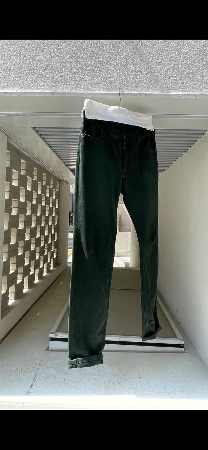 Maison Margiela pants denim deep green 상품이미지3
