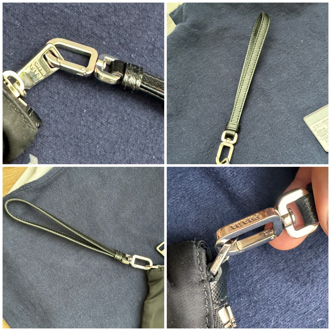 Prada Re-Nylon & Saffiano Leather Pouch  상품이미지7