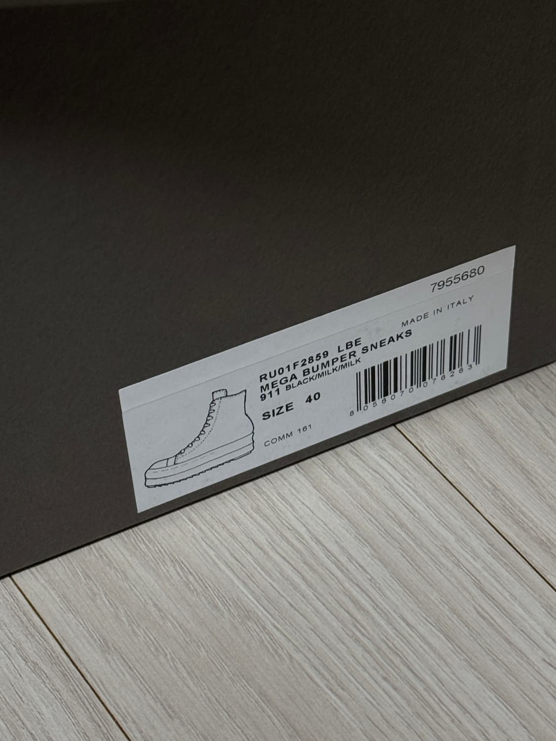 [40] 릭오웬스 메가범퍼 라몬즈 상품이미지5