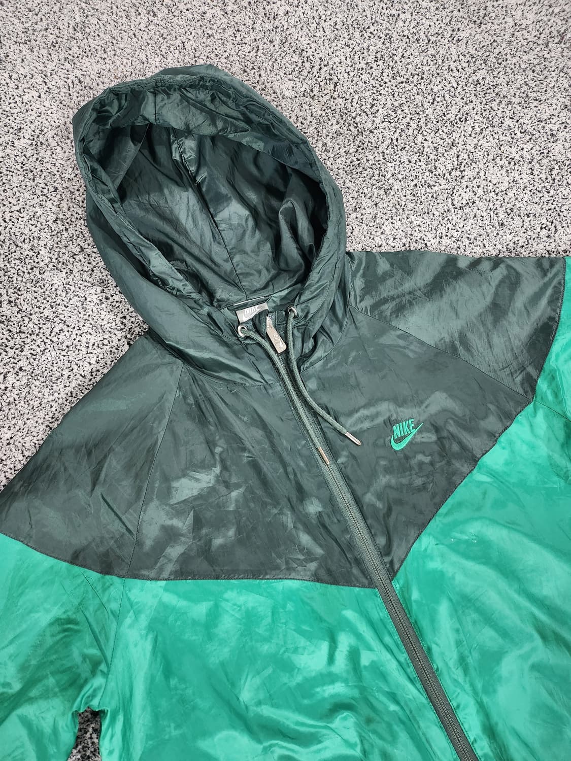 나이키 윈드러너 후드 집업 (그린 배색) 상품이미지4