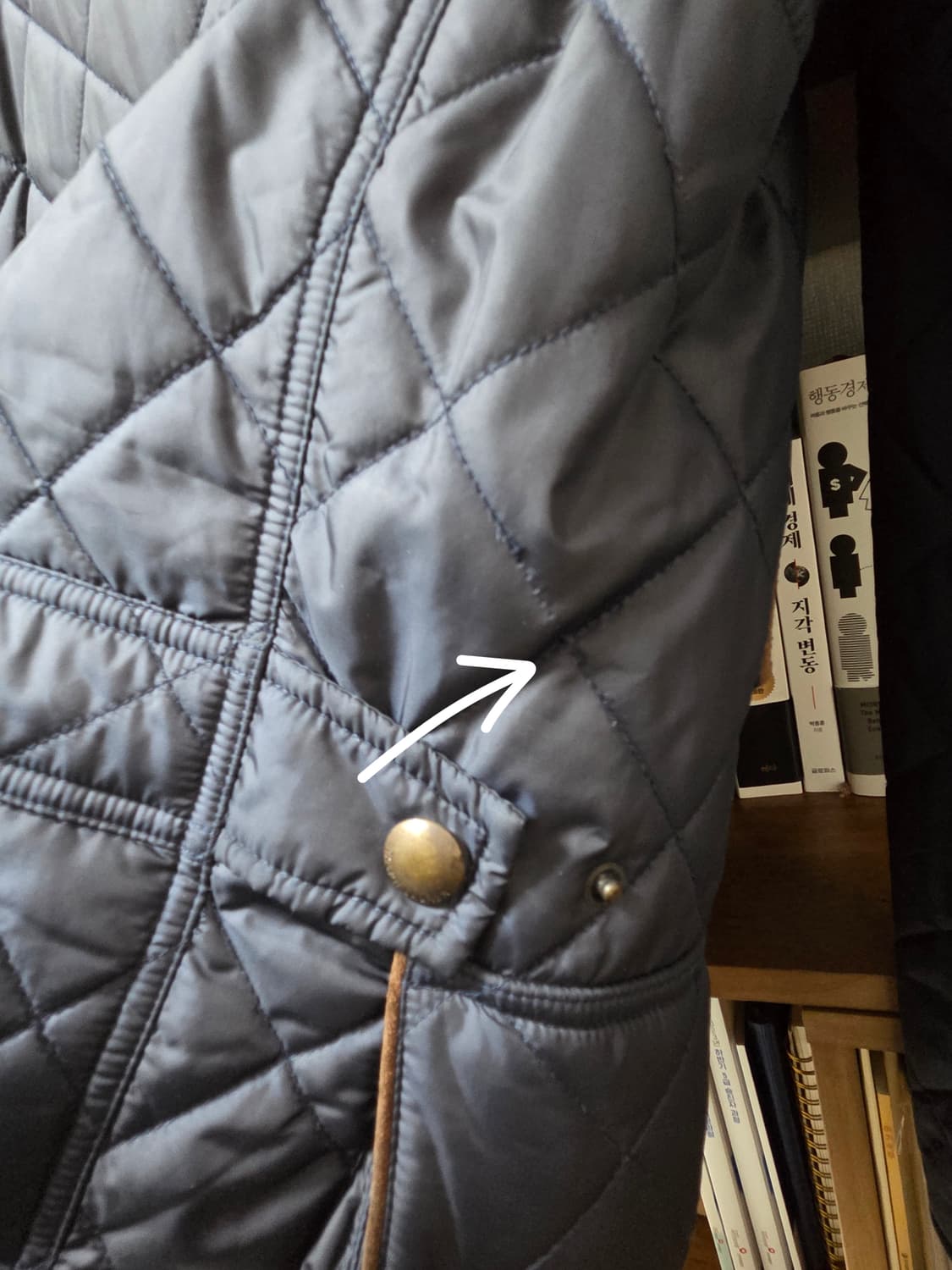 폴로 캠튼 퀼팅 자켓 S(95~100) 상품이미지4