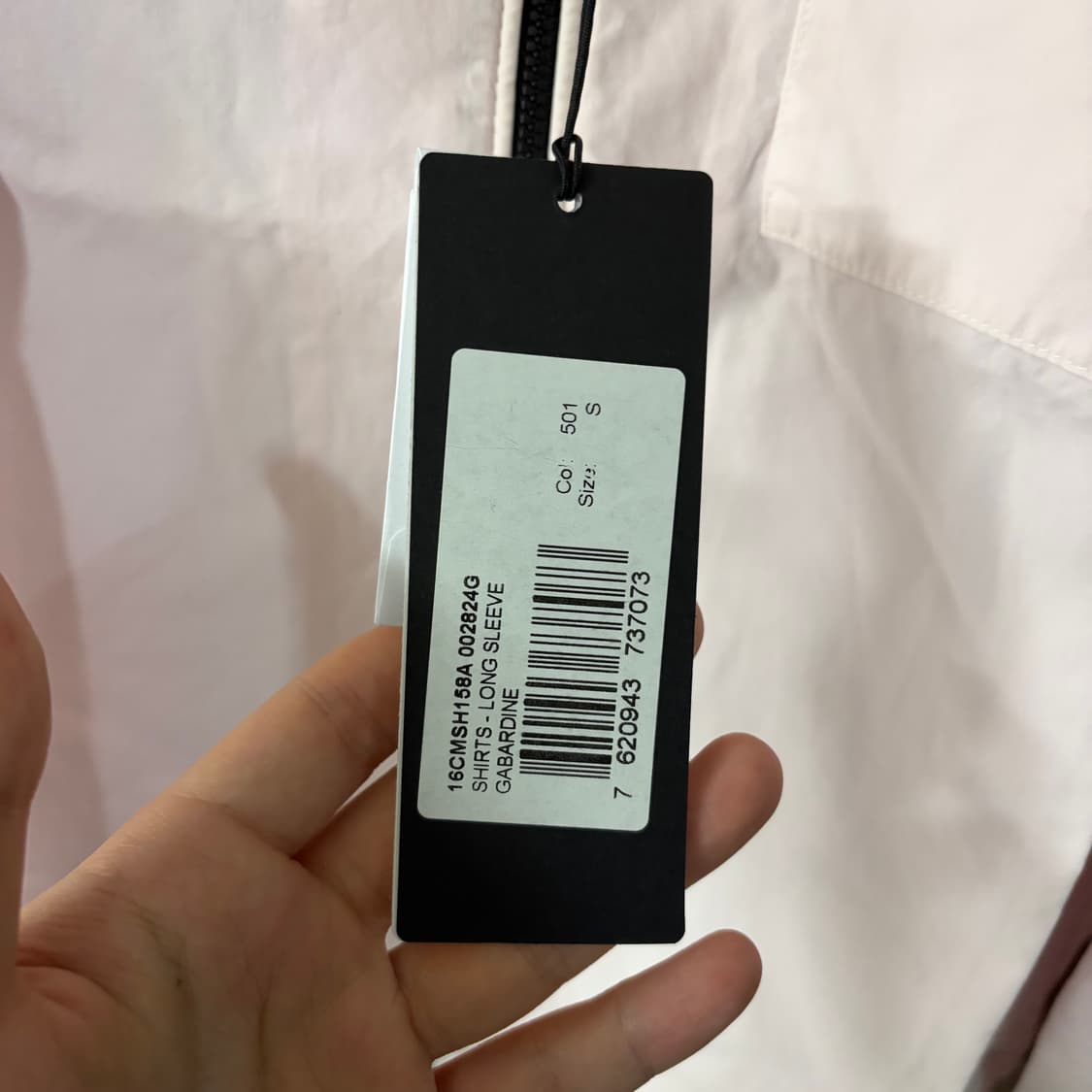 새상품(S)씨피컴퍼니 CP컴퍼니 렌즈 개버딘 오버셔츠 헤븐리핑크 상품이미지3