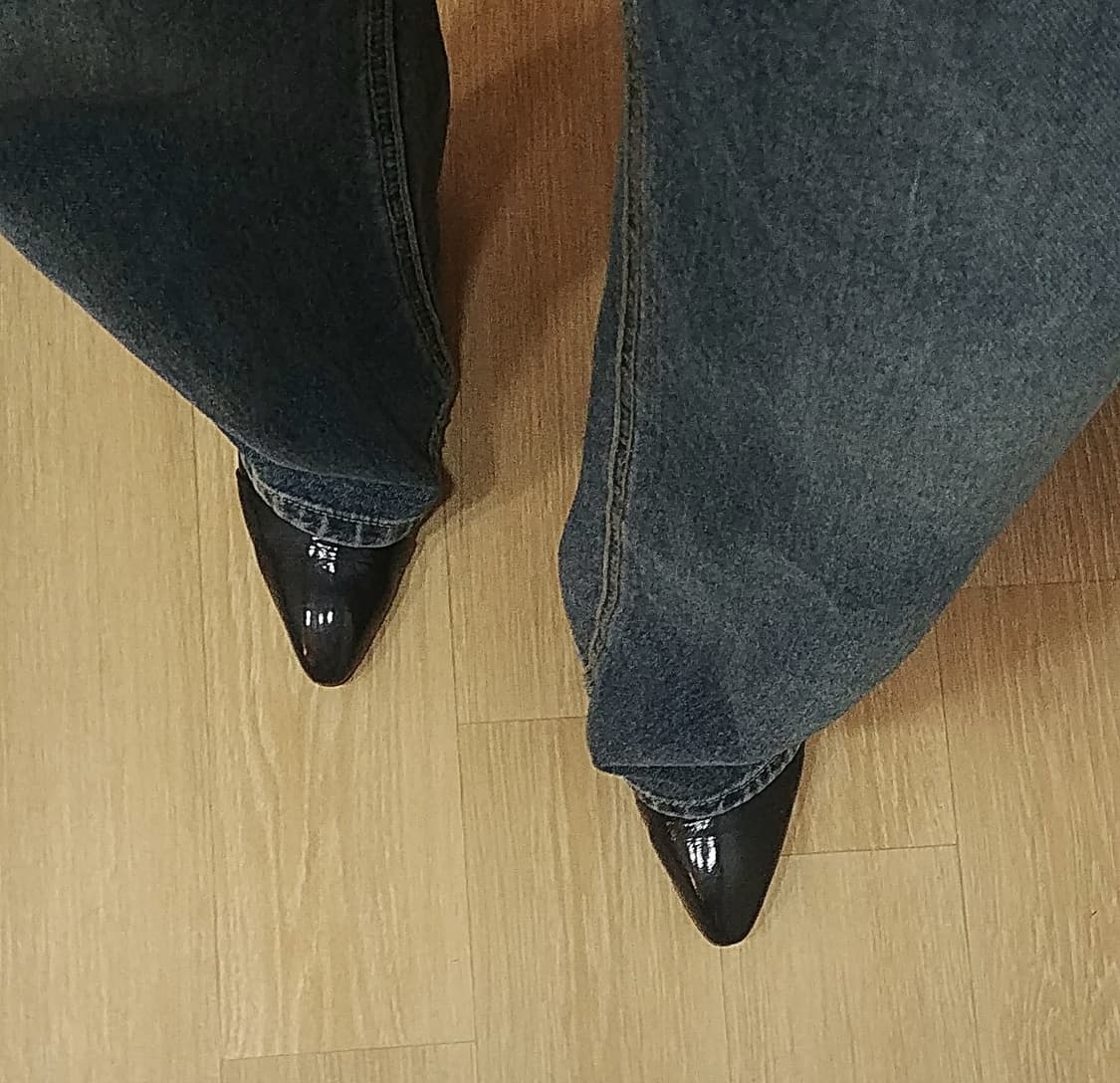 TIME 타임 리얼레더 페이던트 앵클부츠 다크네이비/240 상품이미지9