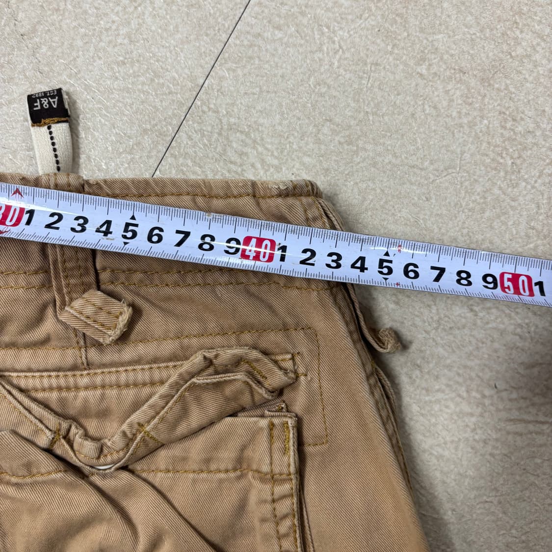 아베크롬비 카고 베이지 반바지 상품이미지6