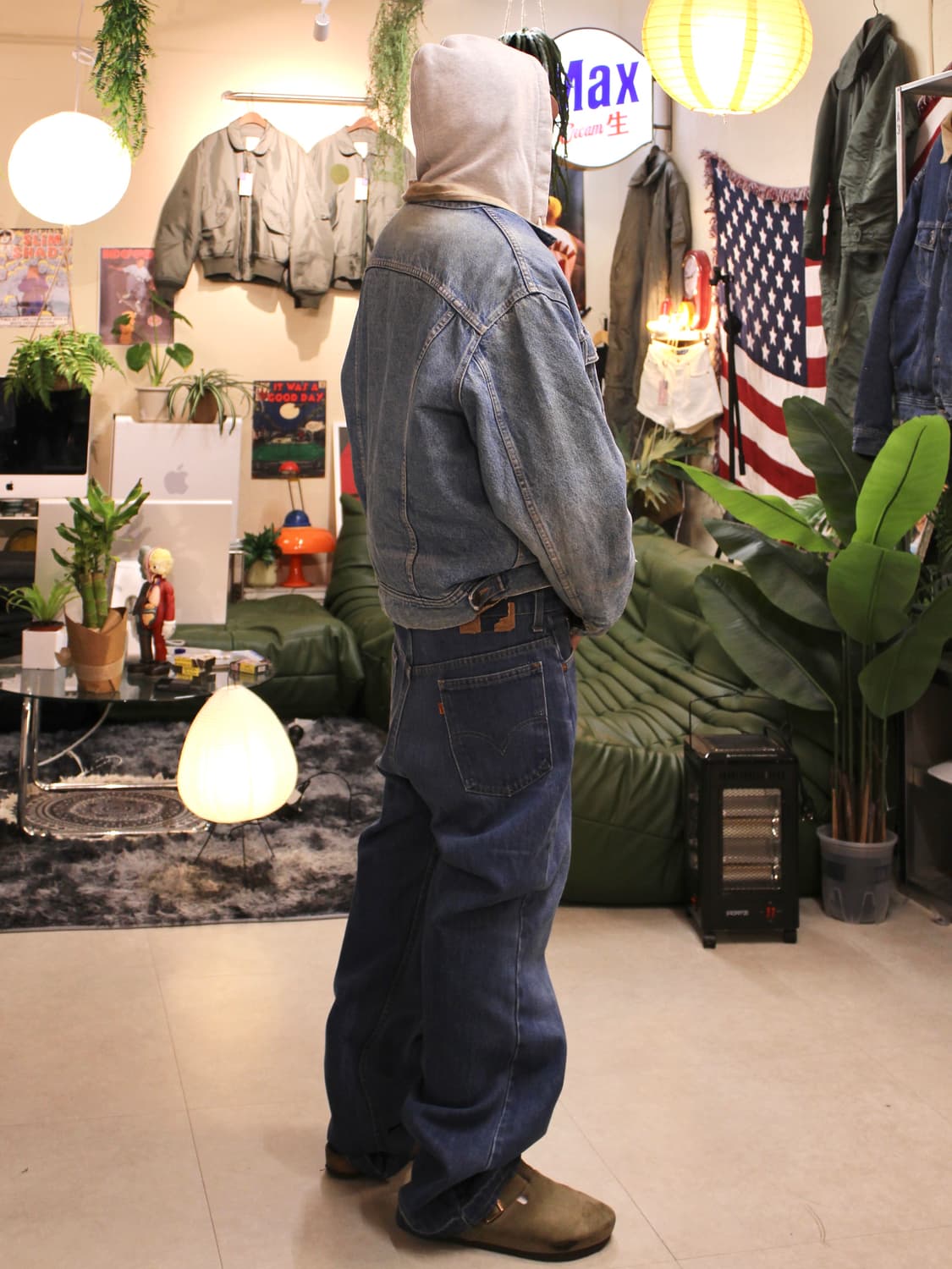 70s USA Levi’s 517 Orange Tab Talon Zip 상품이미지2