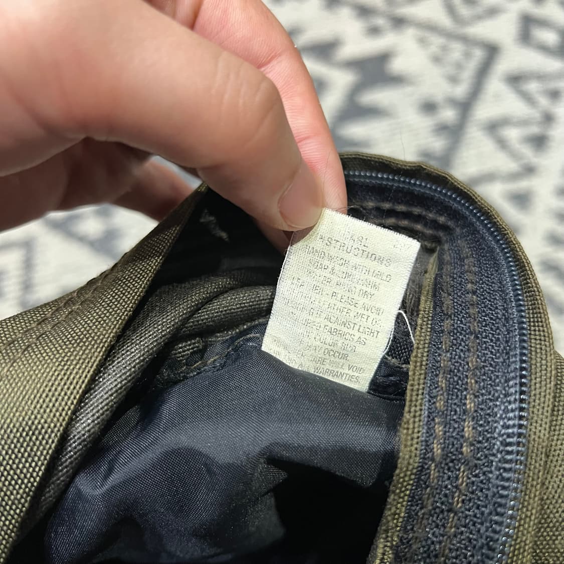 1990s Eastpak USA 이스트팩 올리브 백팩 상품이미지7