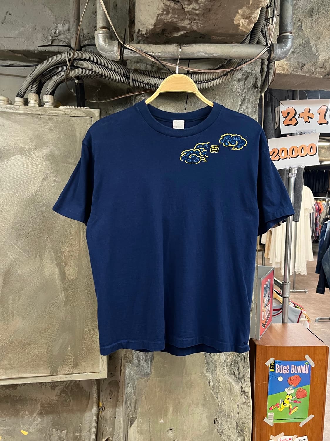 "Eagle And Snow" 호쿠사이 반팔티 블루 L #csz4083 상품이미지2