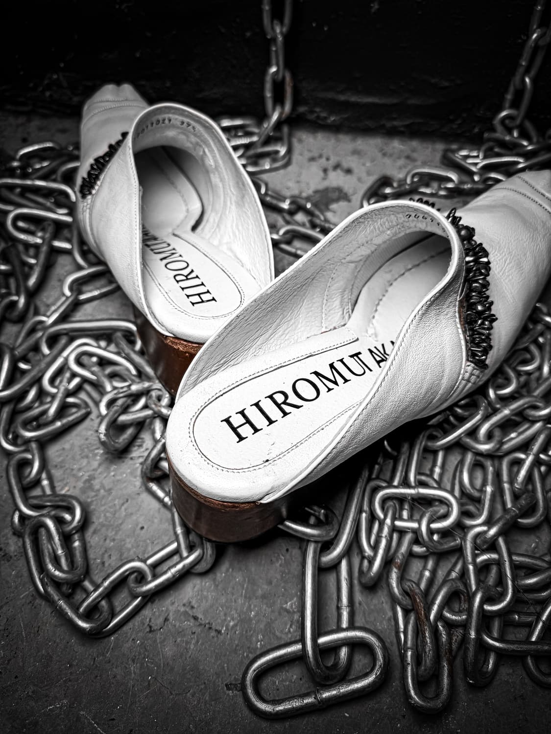 HIROMU TAKAHARA – White Leather Mule 상품이미지9