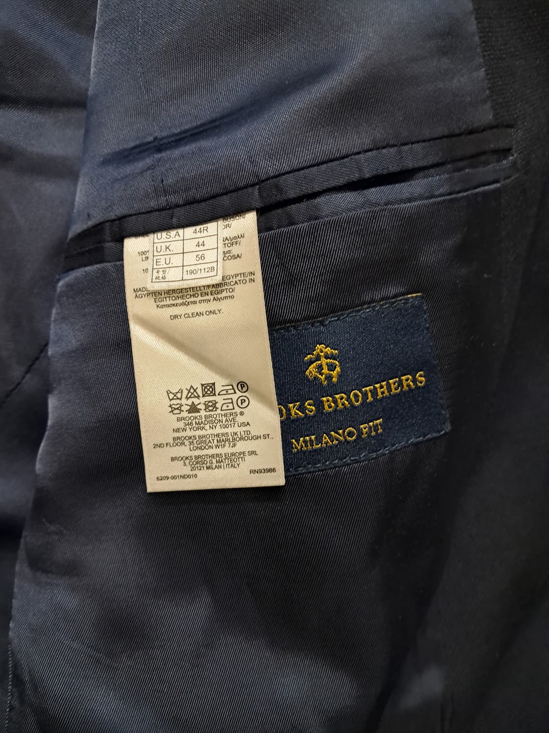 브룩스브라더  금장블레이저 2버튼 상품이미지3