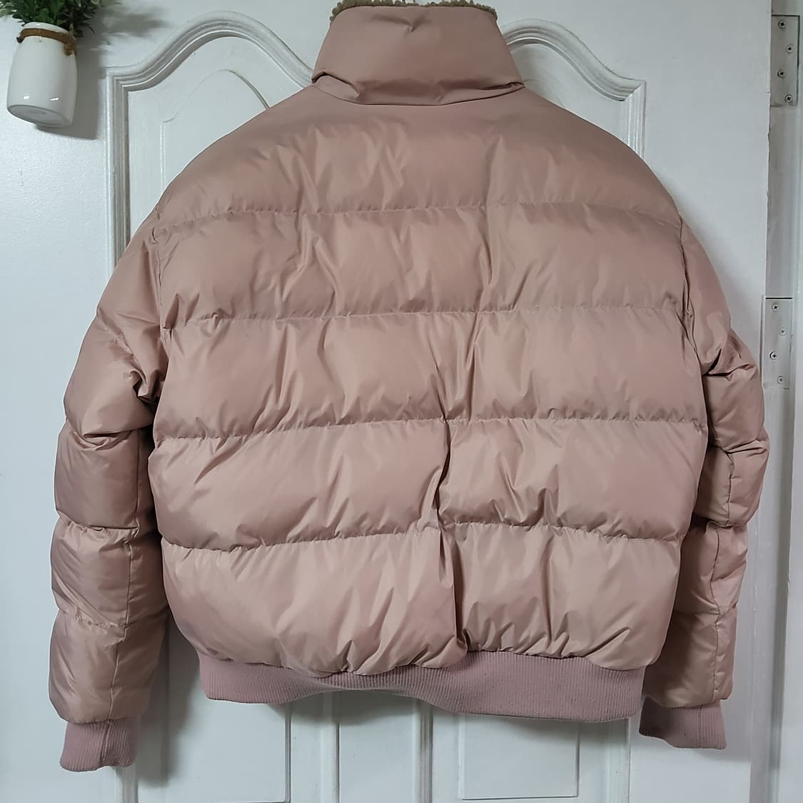 푸마 퓨마 리버시블 숏 여자 패딩 뽀글이 뽀그리 딸기우유 55 66 상품이미지2