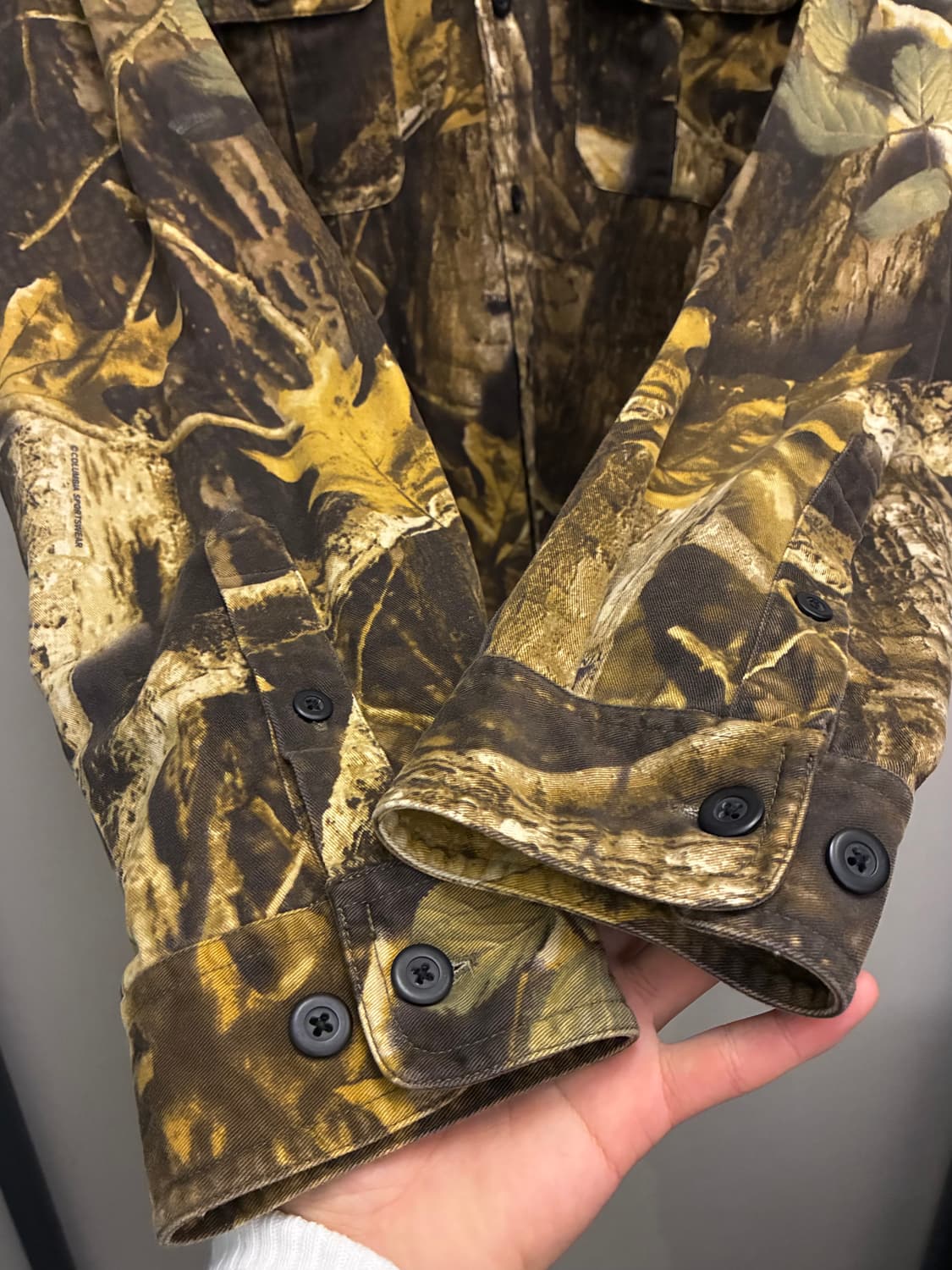 (XL~XXL)컬럼비아 리얼트리 낙엽 코튼 플란넬셔츠 오버핏 상품이미지5