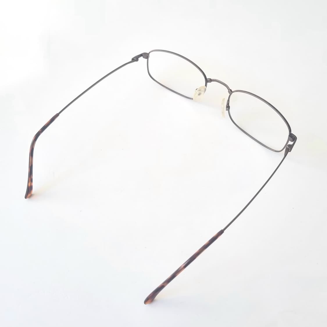 [ 데드스탁 ] 브라운 라운드사각 레트로 안경테  405 상품이미지8