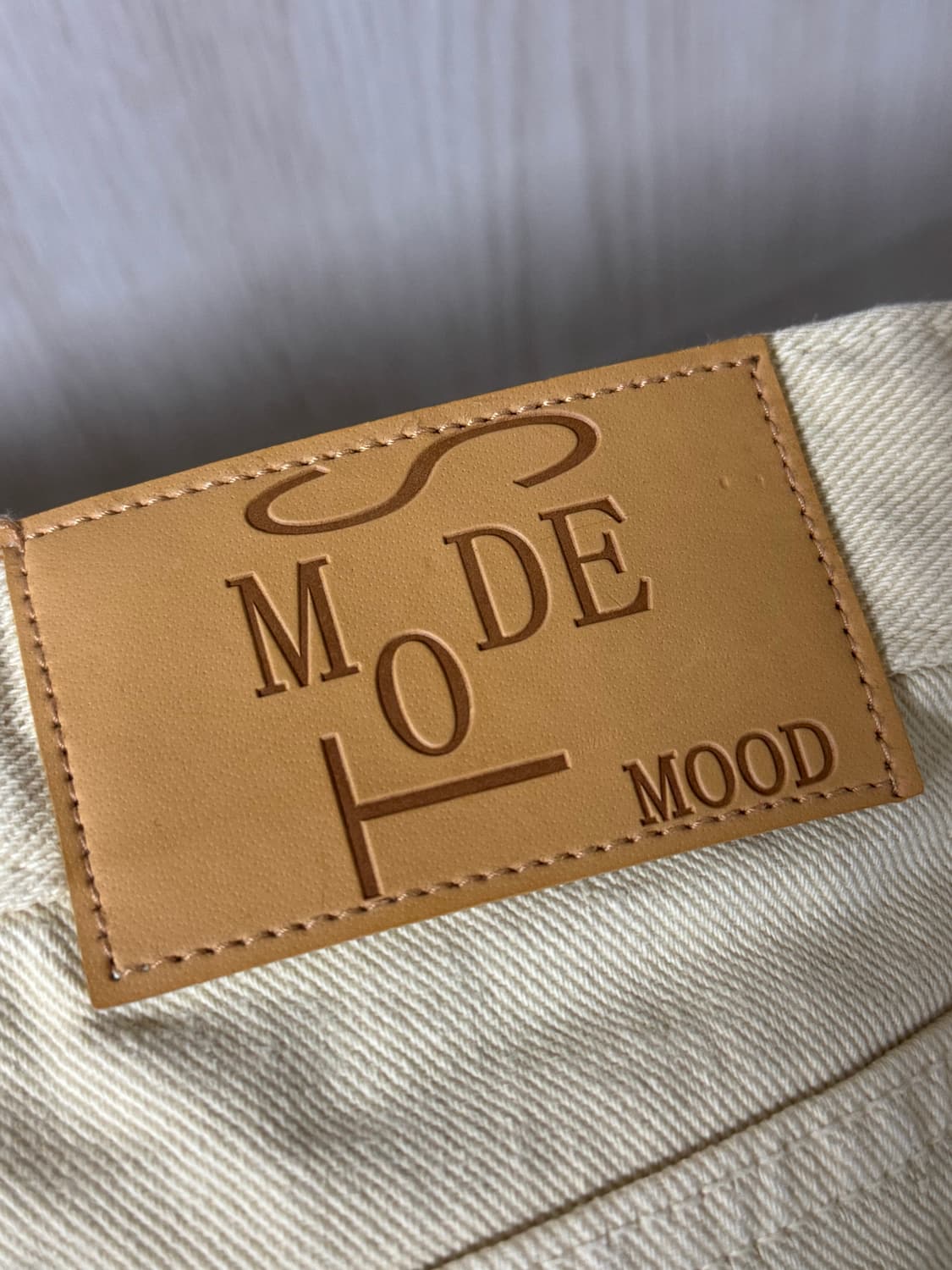 모데스트무드 modest mood 버터컬러 데님팬츠 상품이미지3