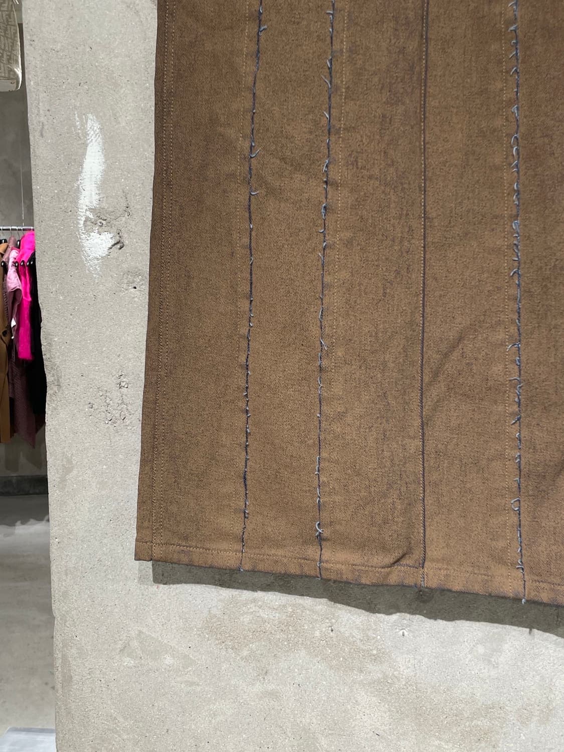 마뗑킴 브라운 사이드 투 웨이 집 데님 롱 스커트 상품이미지4