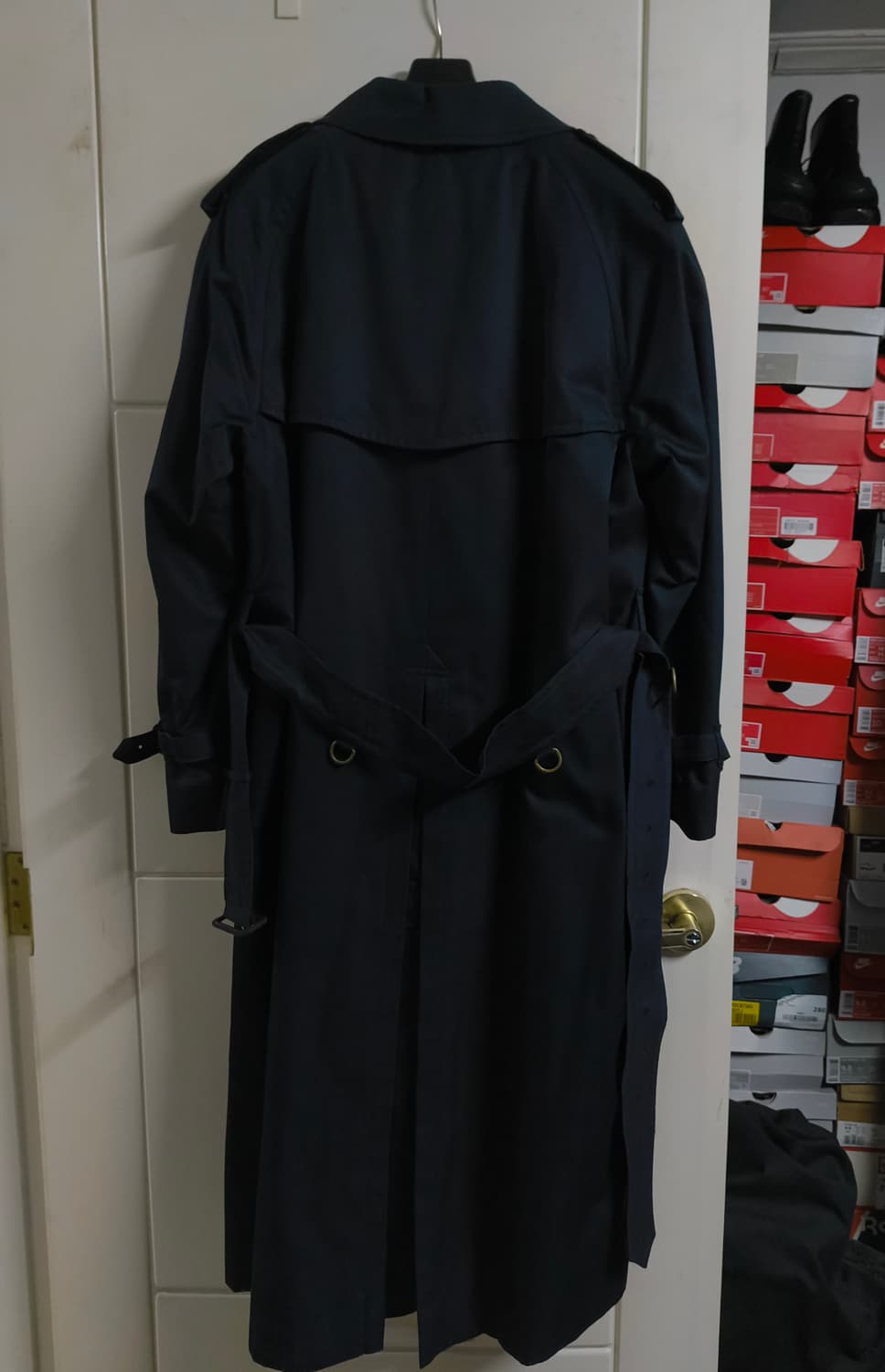 버버리 트렌치코트 네이비 52L 상품이미지9