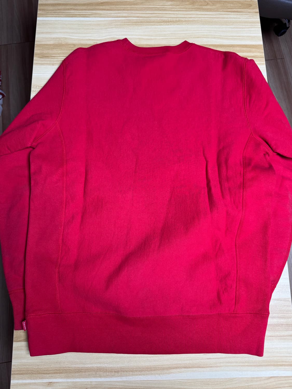 슈프림 S로고 크루넥 맨투맨 레드 L 상품이미지10