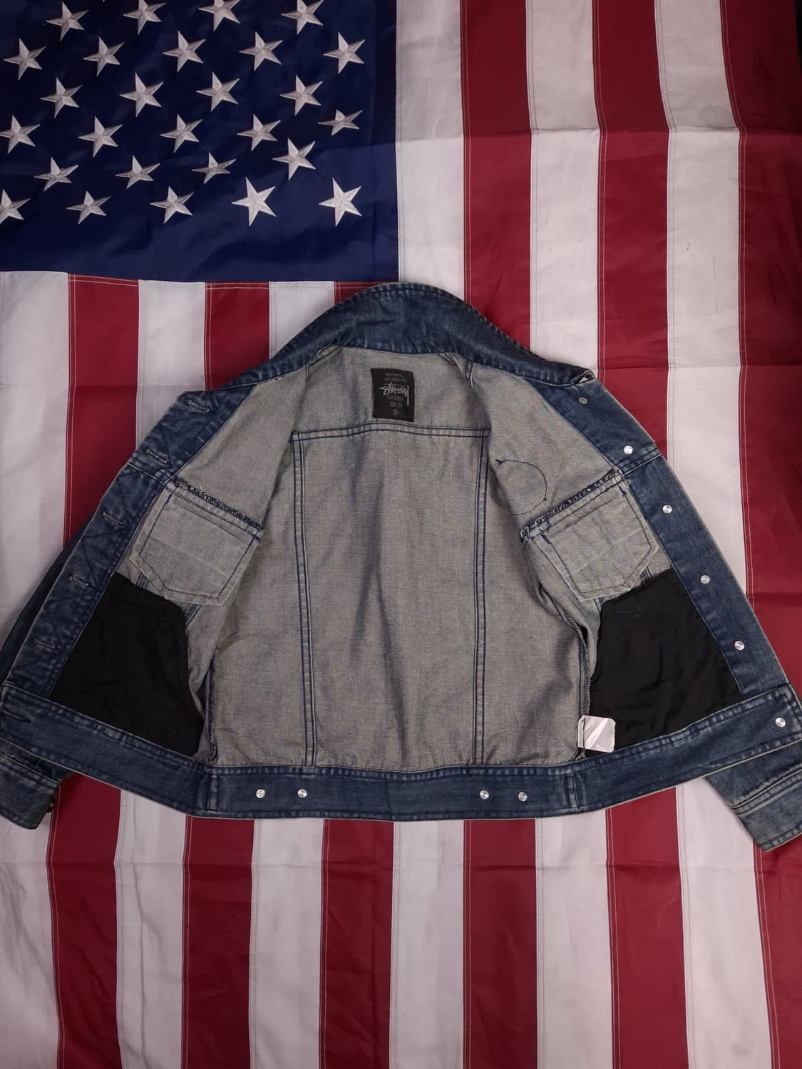 오리지날 스투시 우먼용 데님 트러커자켓 상품이미지7