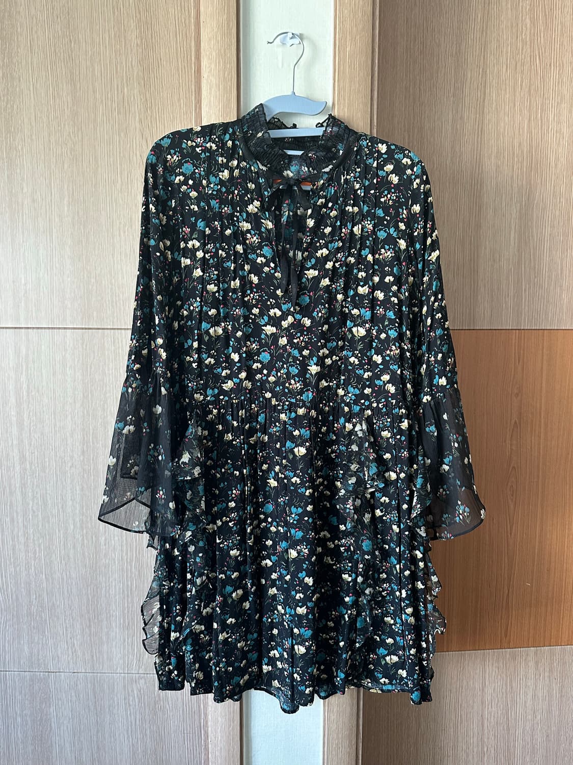 ZARA 자라 베이직 컬렉션 플라워 원피스 S사이즈 상품이미지1