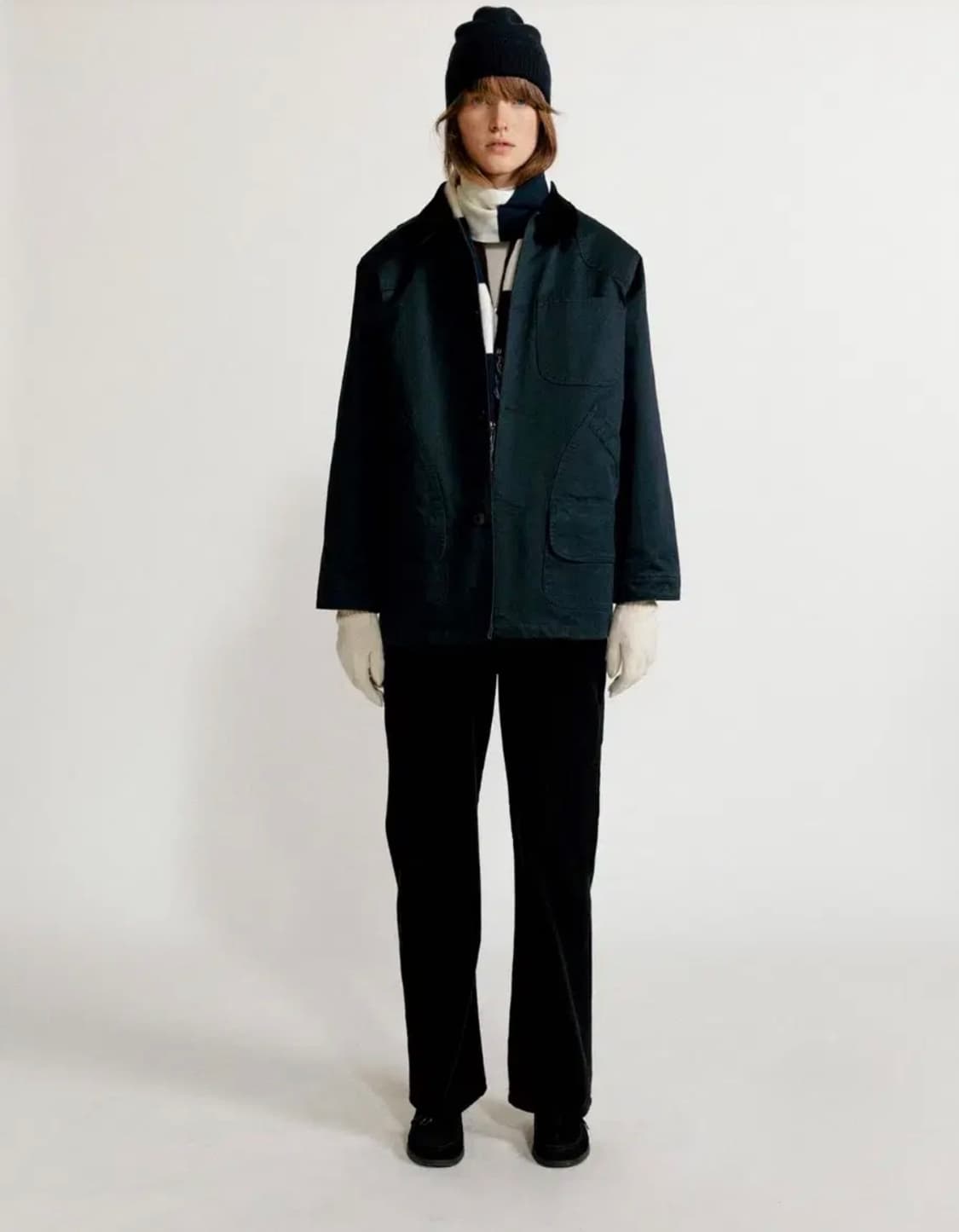 낫띵리튼 Oversized work jacket (Blue green) 상품이미지1