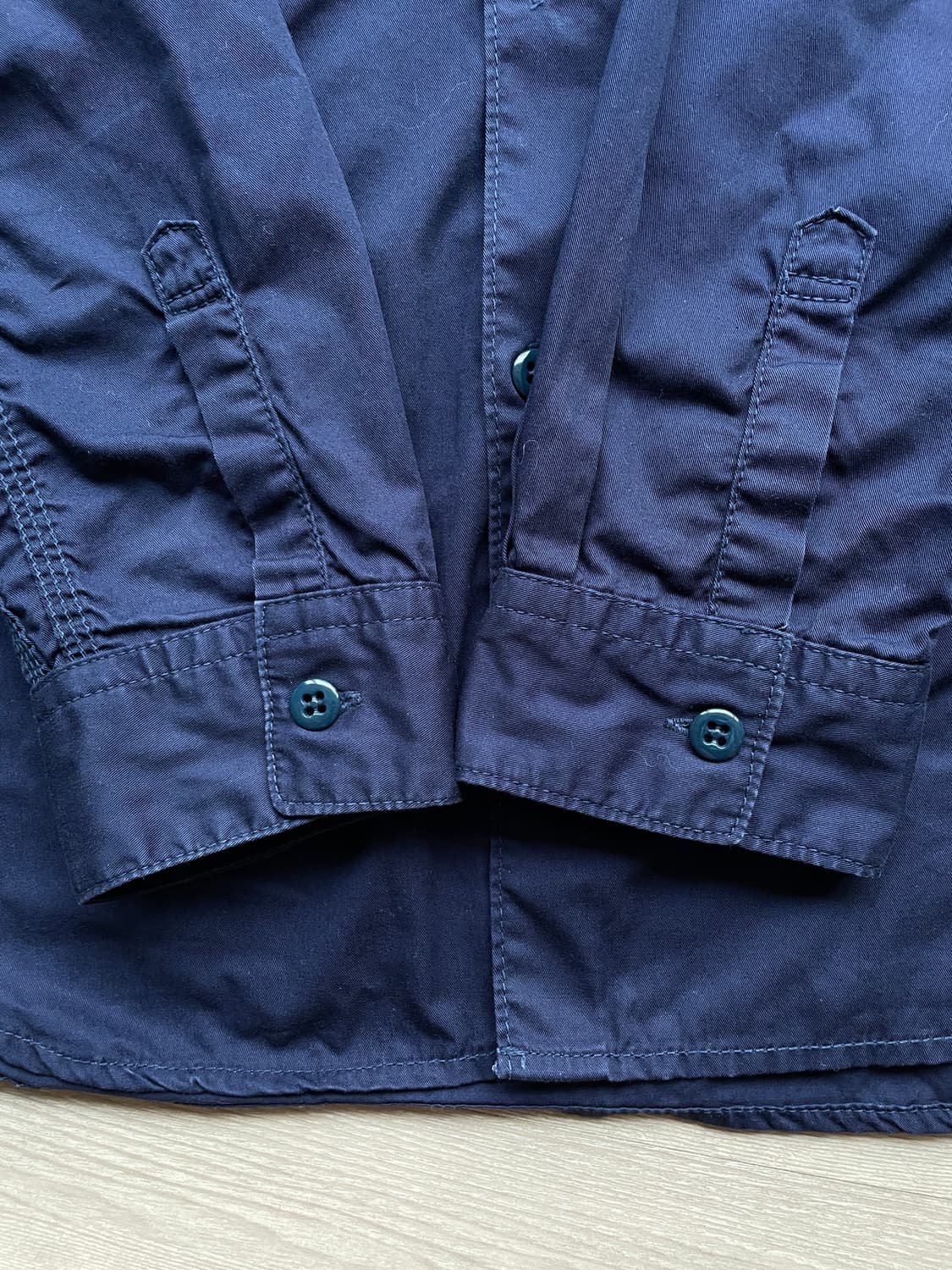 상리미트 네이비 코튼 셔츠 상품이미지6