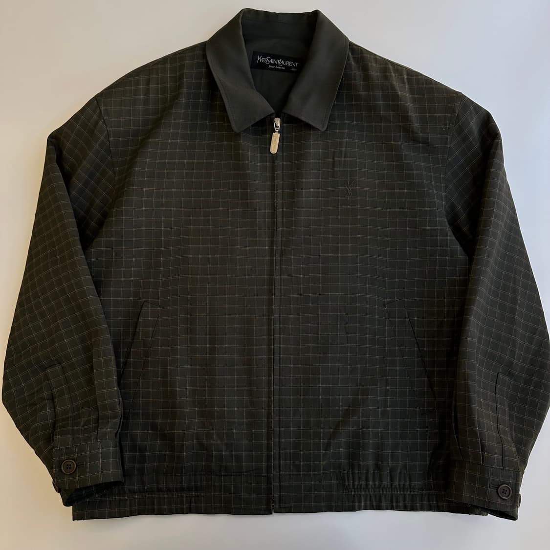 입생로랑 YSL 올리브 타탄 블루종 상품이미지2