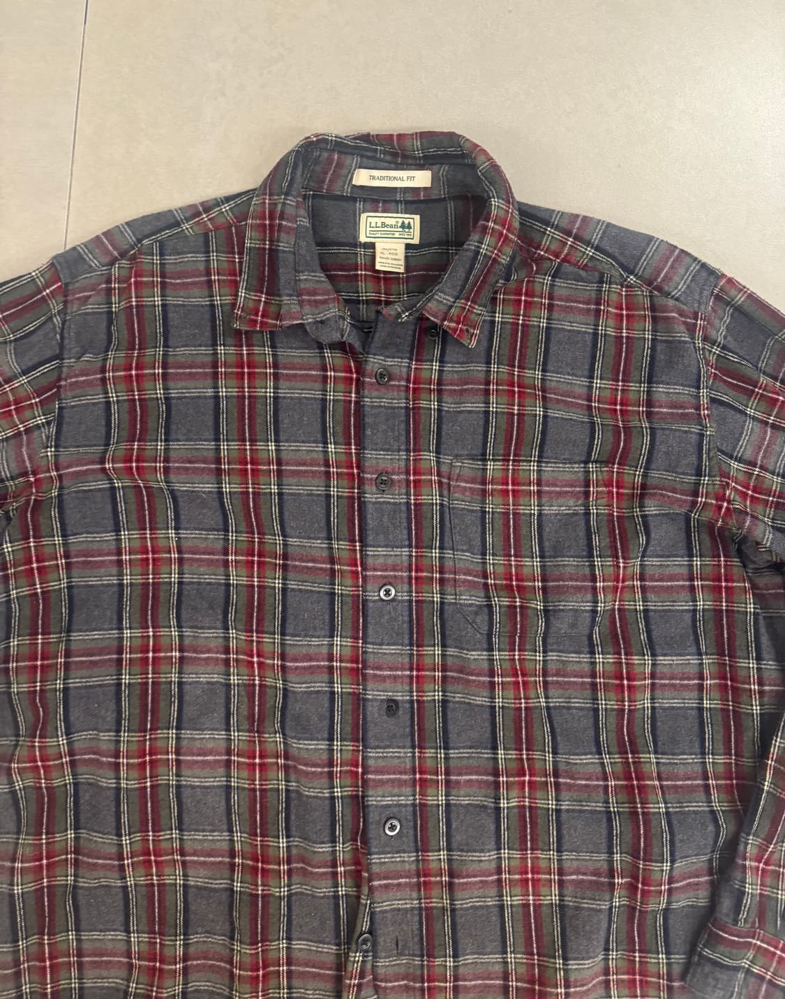 LL Bean 셔츠 XL 상품이미지1