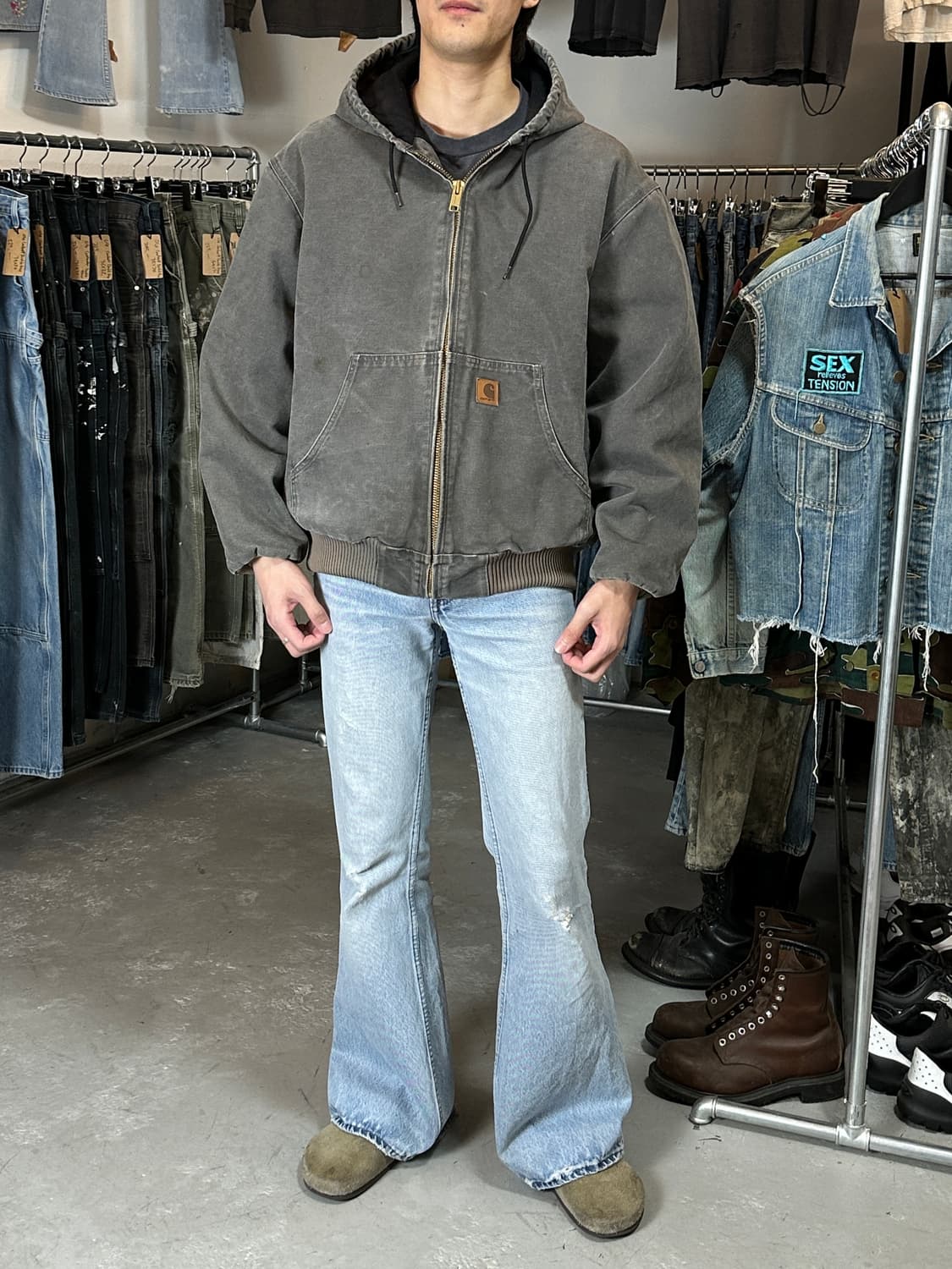 OG 칼하트 J130 액티브 자켓 칼하트 GVL 후드 자켓 상품이미지2