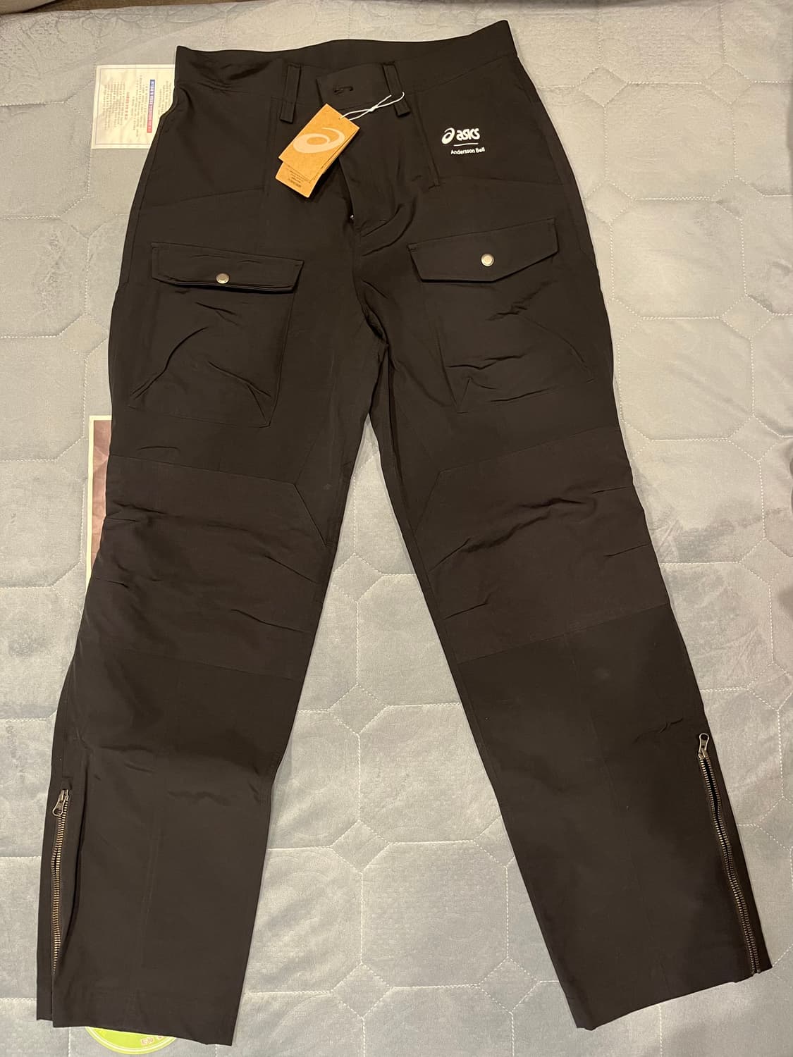 아식스 X 앤더슨벨 카고 팬츠 블랙 L 택 달린 새상품 팔아요 상품이미지6