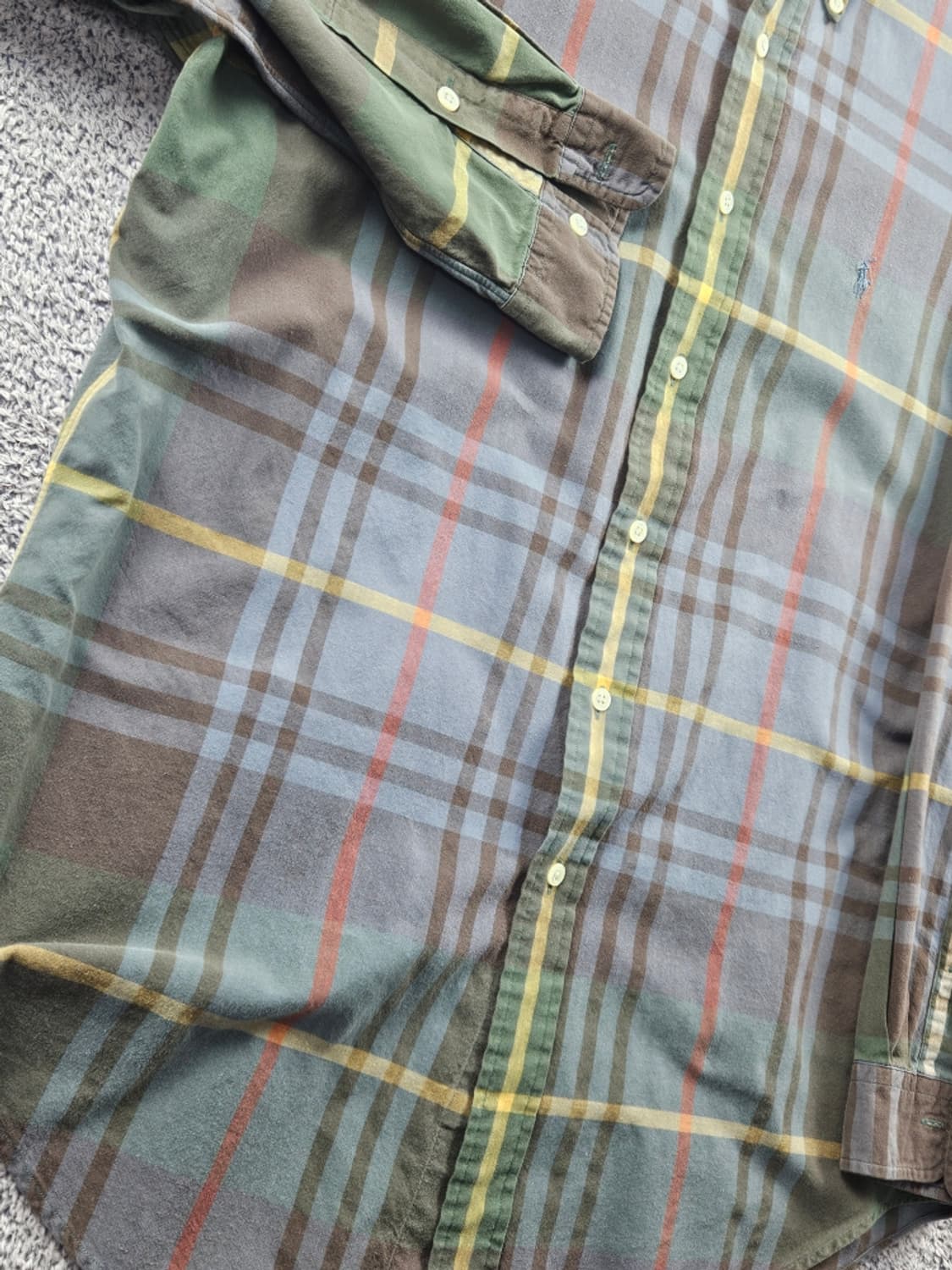 폴로랄프로렌 멀티컬러 타탄 체크 패턴 셔츠 ( M ) / 11039 상품이미지7