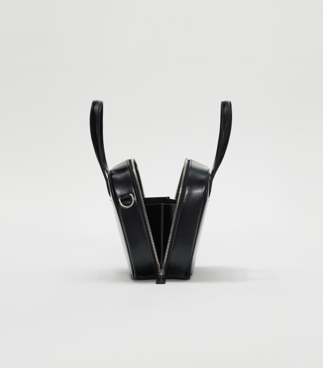 로서울 Mini Tin square tote bag Glossy 블랙 상품이미지4