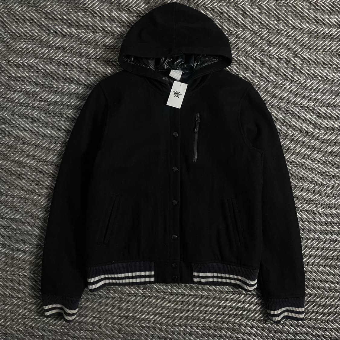 나이키 스우시로고 우먼스 모직 바시티 자켓o 2912 상품이미지1