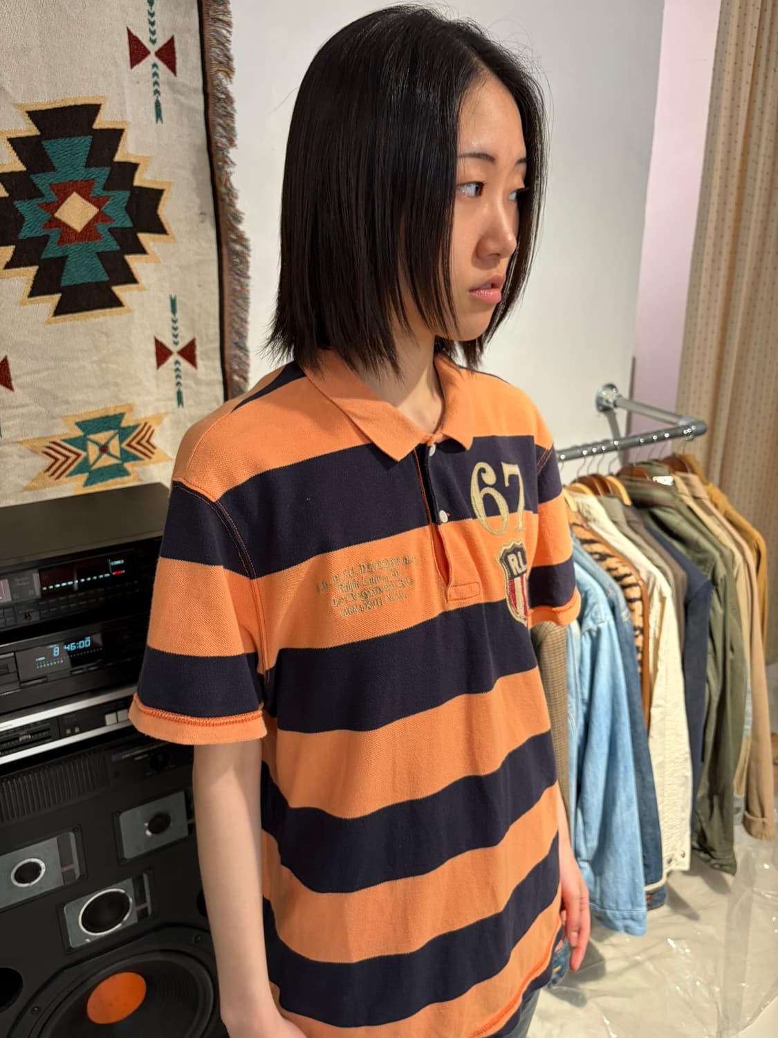 Polo Jeans 67 패치 반팔 카라티 상품이미지1