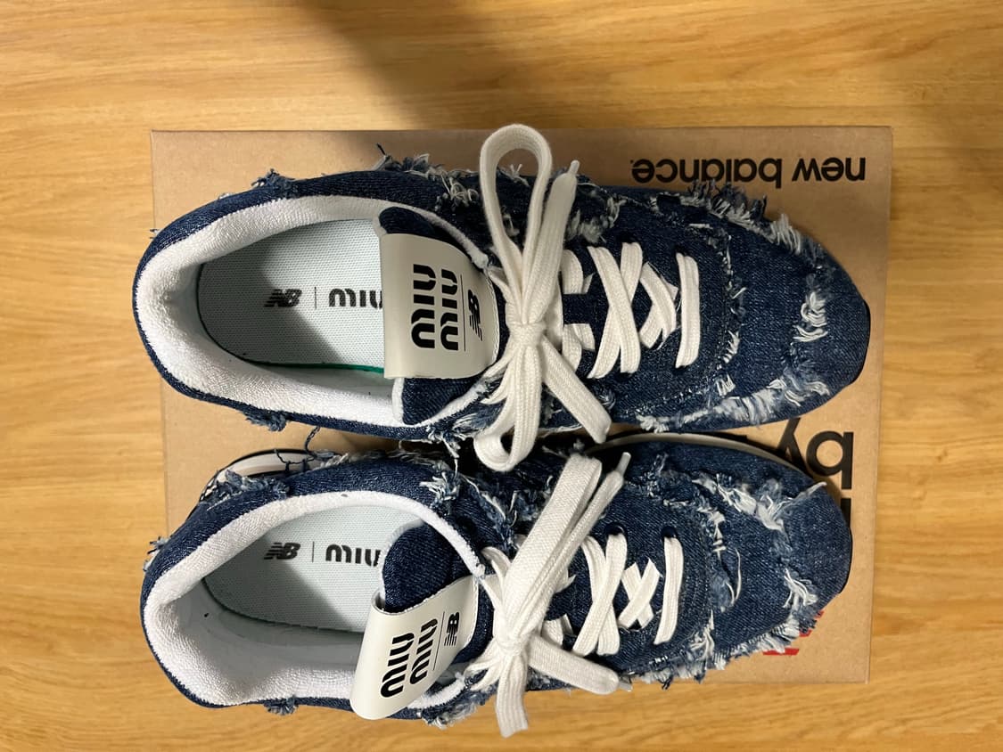 miumiu 뉴발란스574 콜라보 데님 41사이즈 상품이미지1