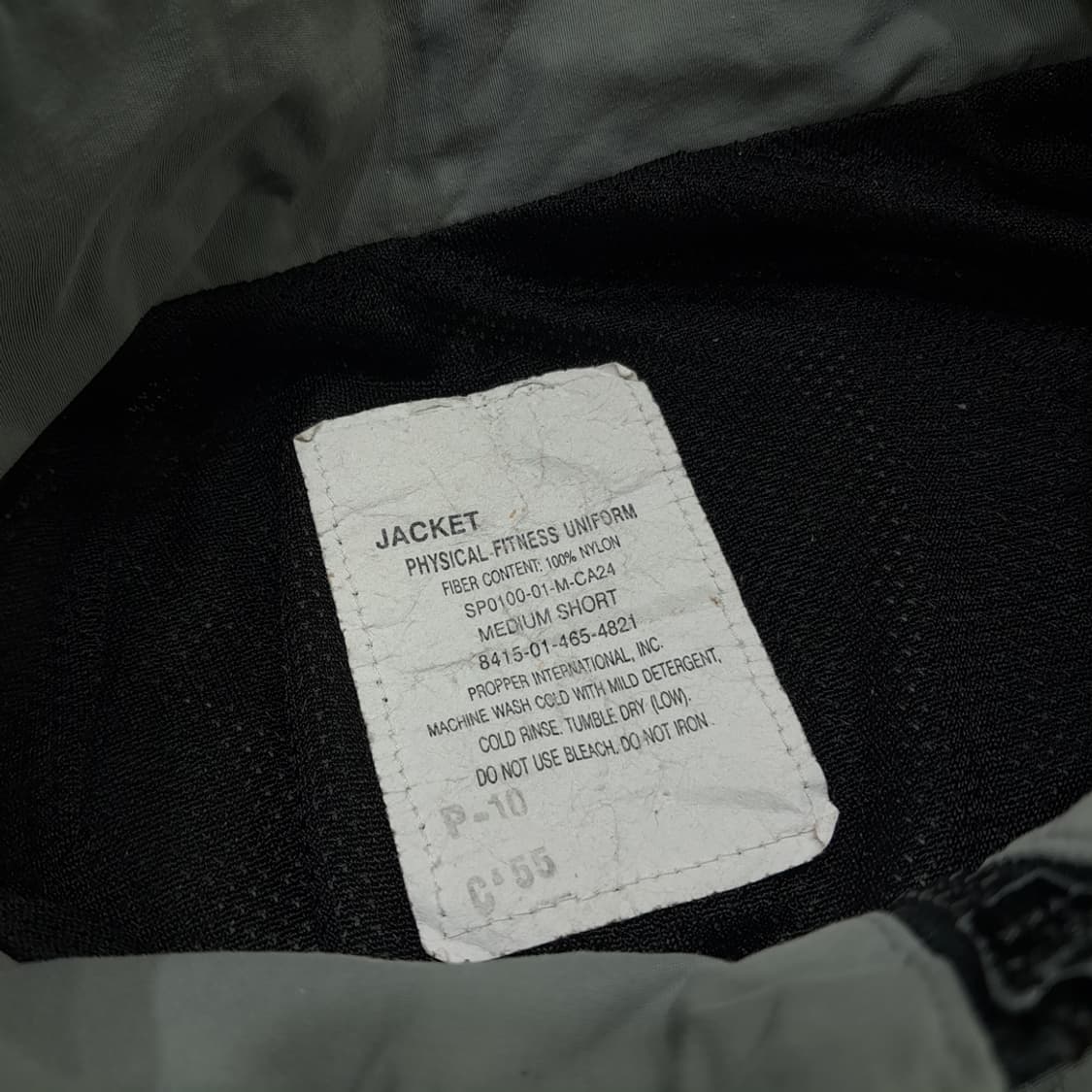 Co921 M US Army IPFU APFU 1세대 바람막이 자켓 상품이미지4