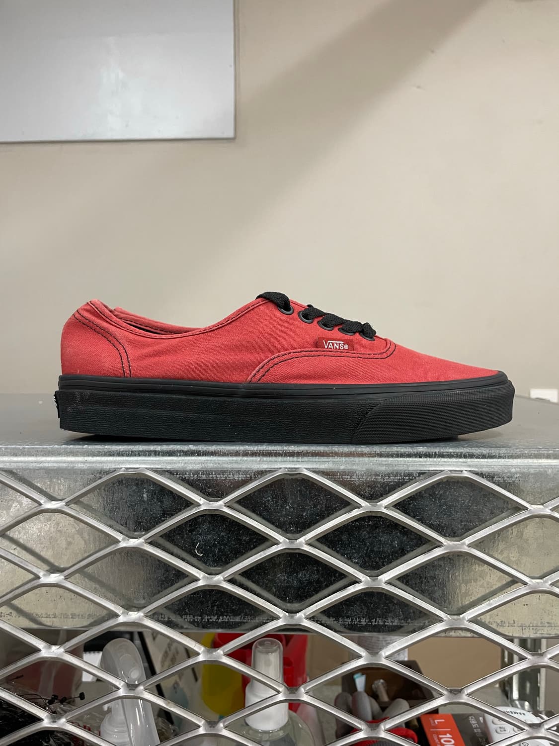 반스 어센틱 레드 블랙 255 상품이미지4