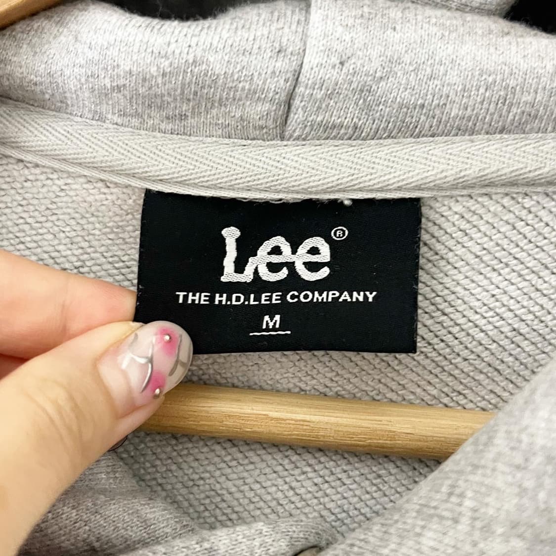 Lee 그레이 투웨이 후드 집업 상품이미지8