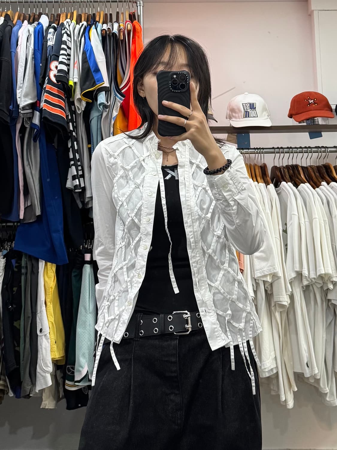 HIROK BIS 셔링 셔츠 상품이미지5