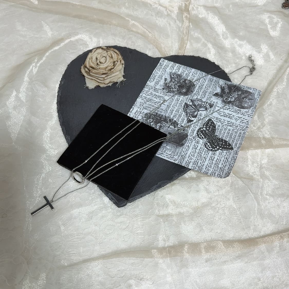 빈티지 레이어드 OT 디자인 목걸이 상품이미지2