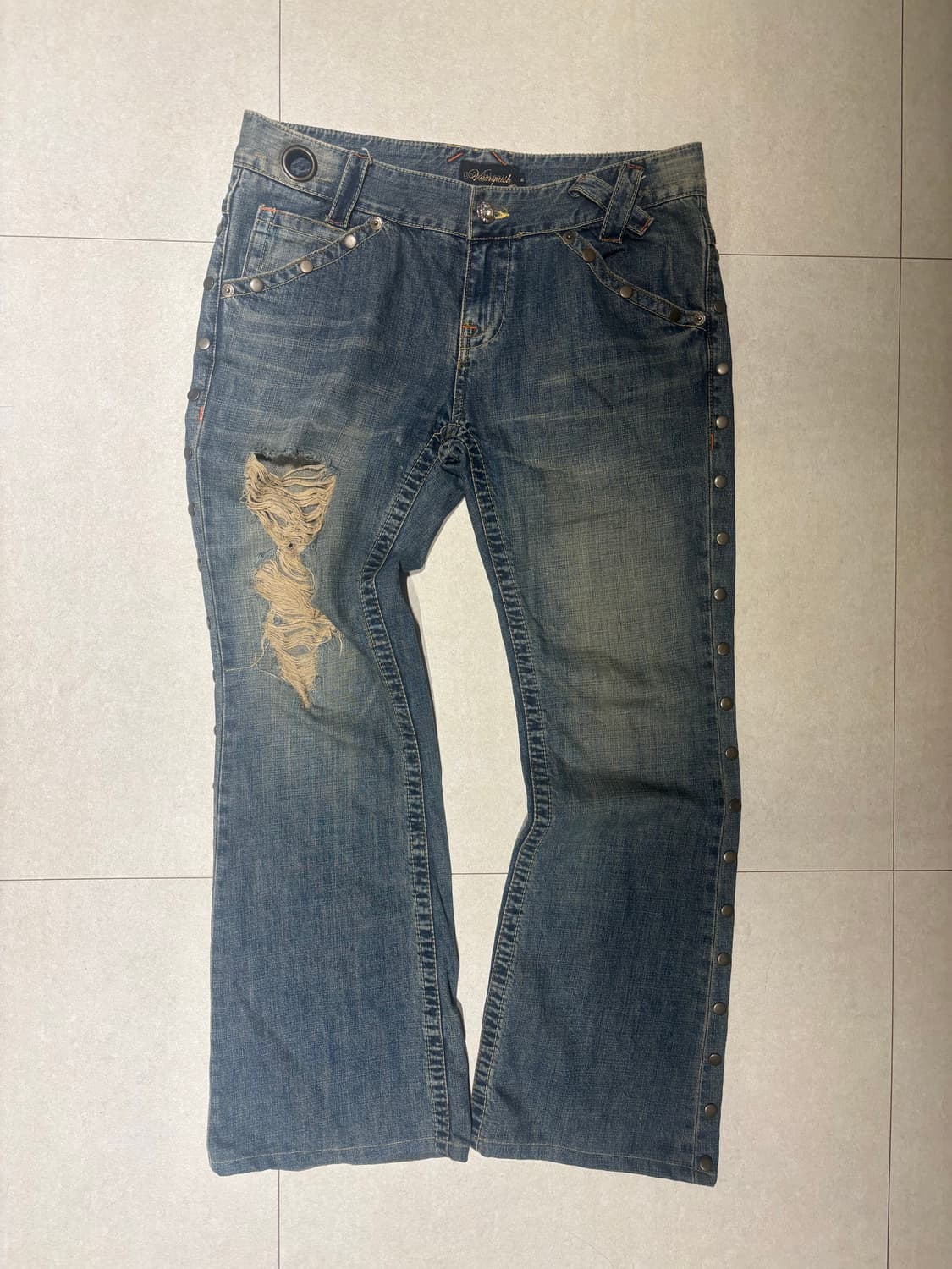 뱅크시 부츠컷 데님 상품이미지1