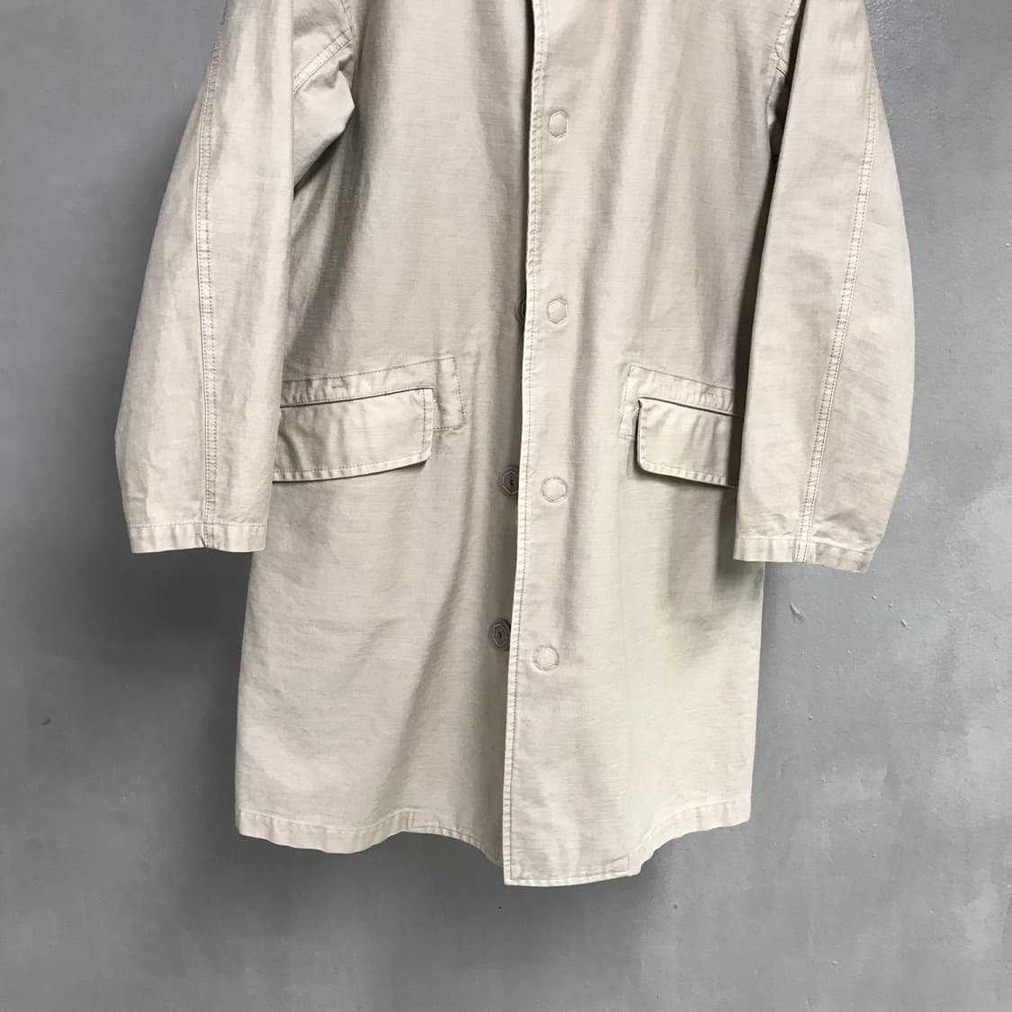 ZUCCA 주카 베이지 코트 S(W) 상품이미지3