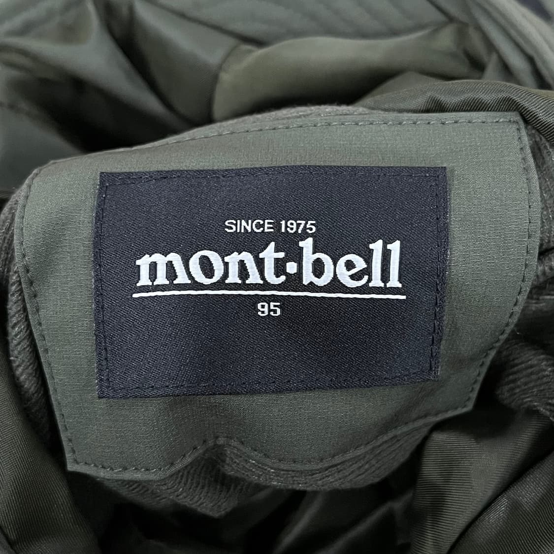 [정품/95] 몽벨 카키색 후드 자켓 b8 상품이미지5