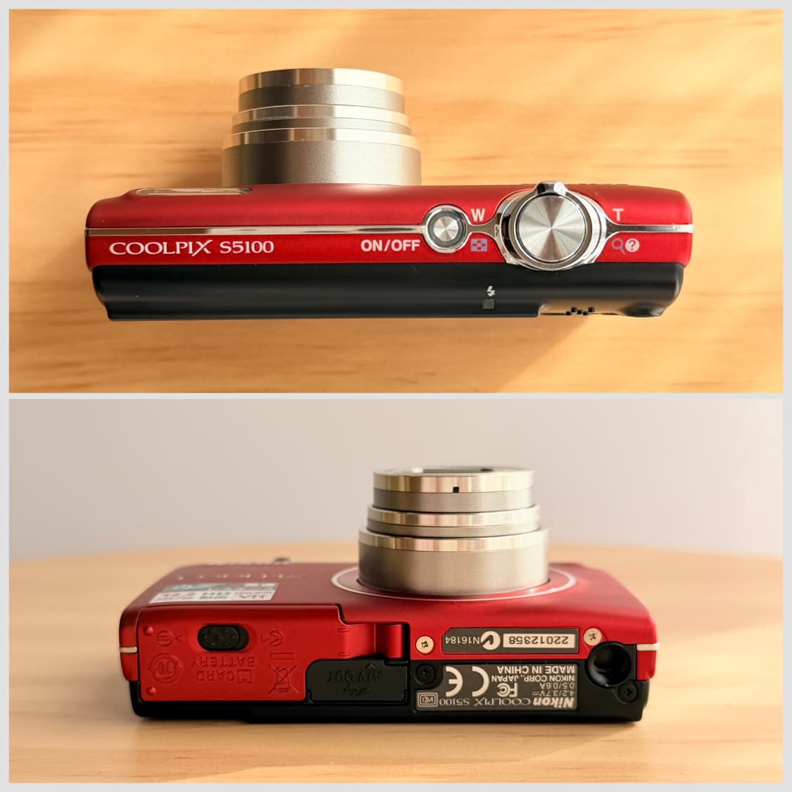 ✨미품✨ 니콘 쿨픽스 S5100 레드 빈티지디카 상품이미지7