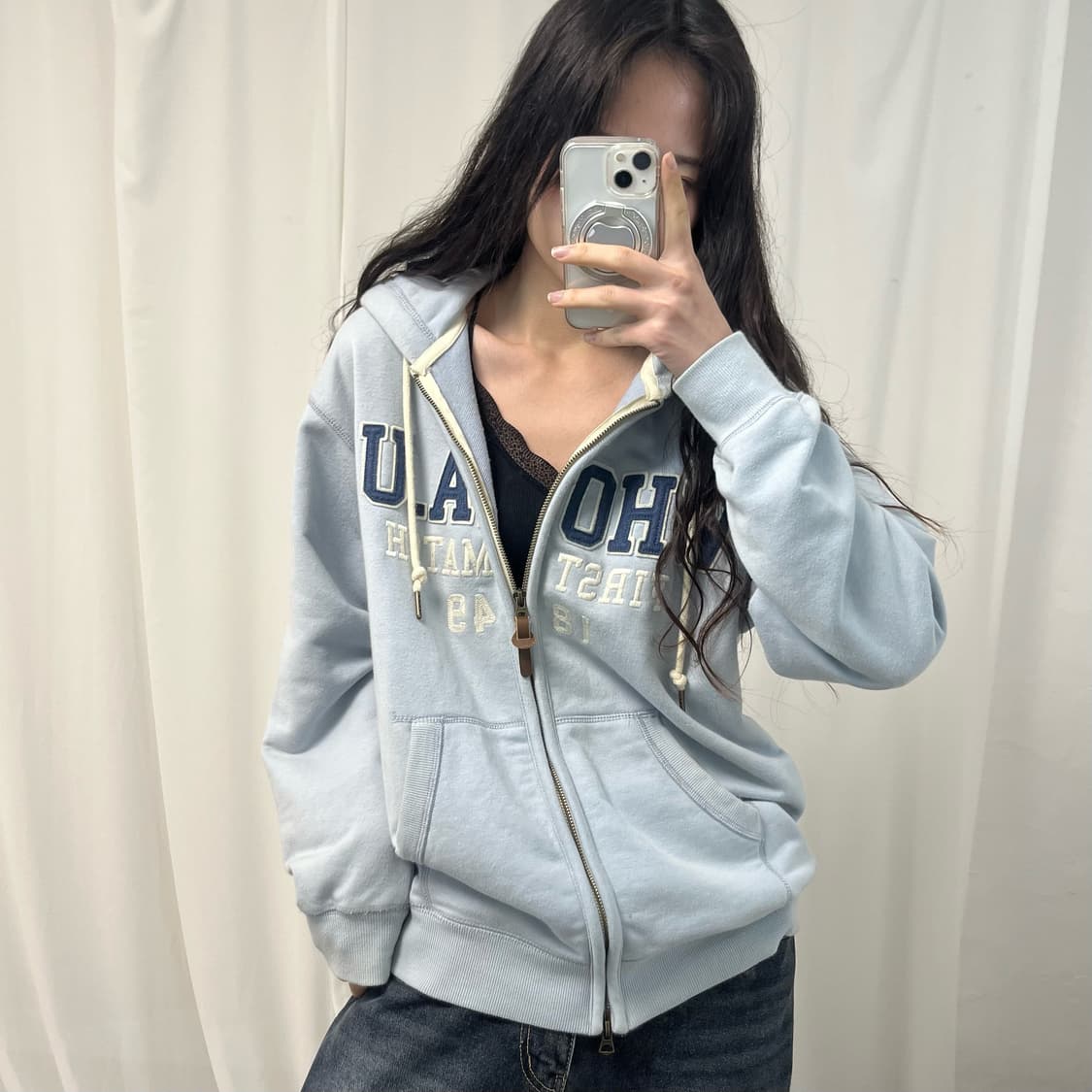 Who.A.U Sky 2way Hoodie Zip-up  상품이미지1