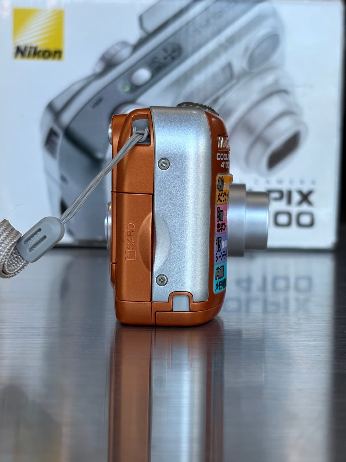 한글/날짜표시/풀박)니콘 쿨픽스 4100 귤픽스 빈티지디카 상품이미지4