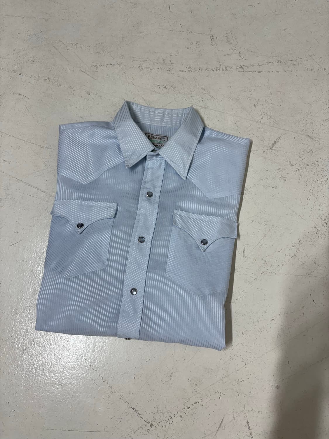 70's vtg H bar C stripe  Western Shirt. 상품이미지10