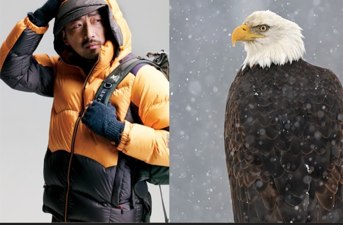 밀레 거위털 겨울패딩 남자95 상품이미지1