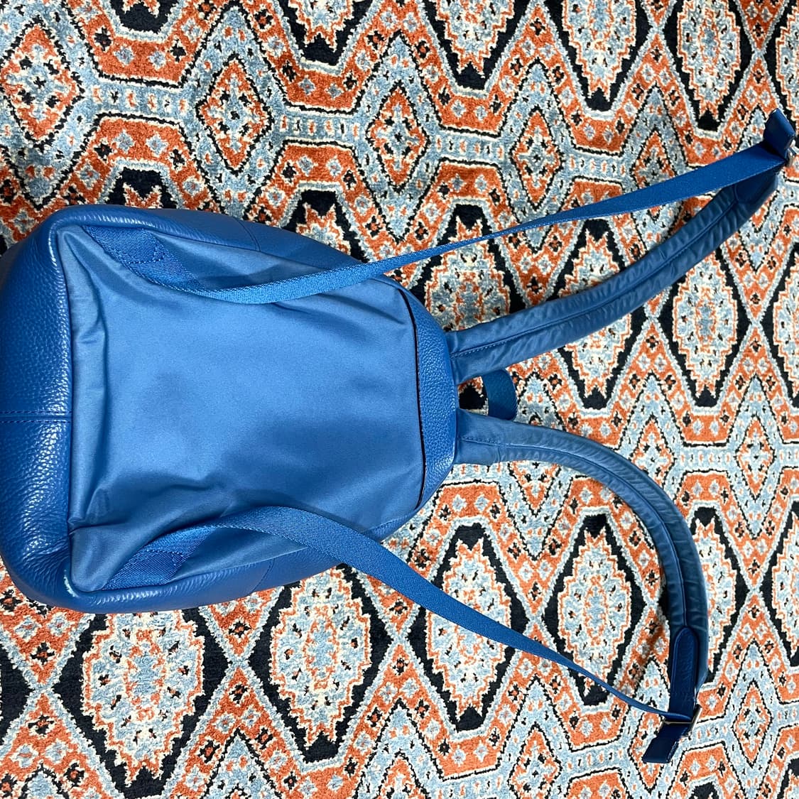 코치 블루 가죽 미니 백팩 상품이미지6