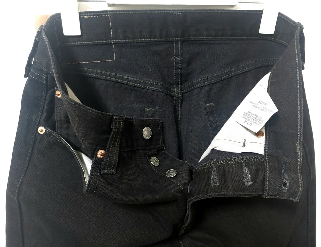 리바이스 501 흑 데님 31 상품이미지6