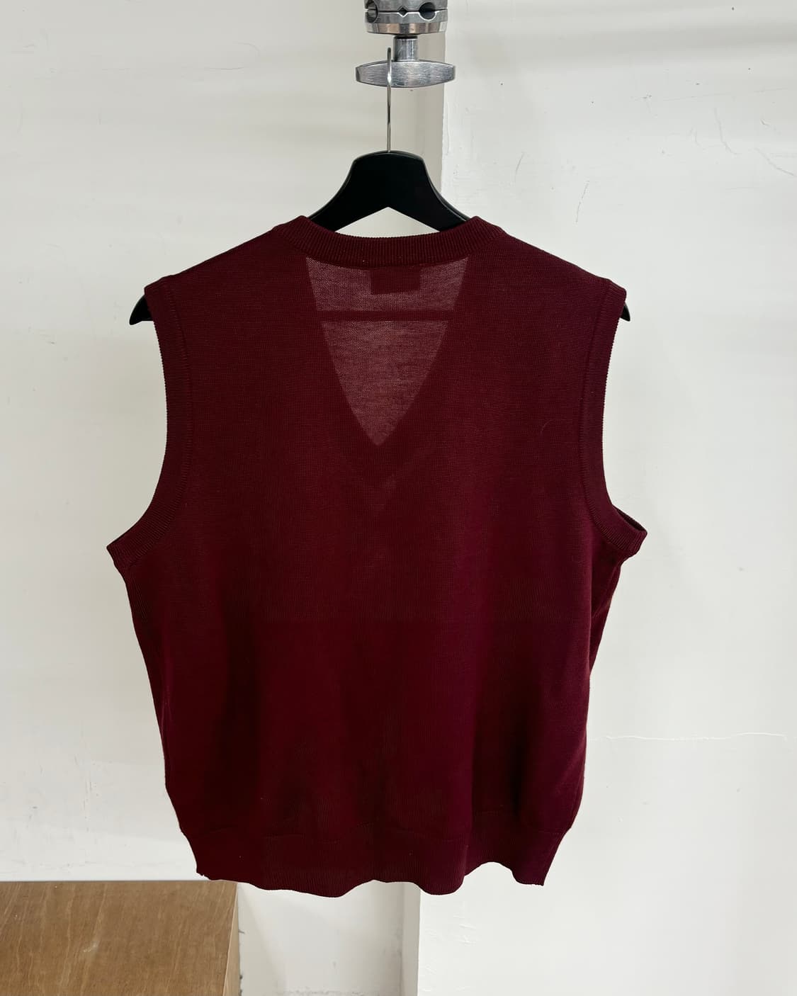 라코스테 아가일 패턴 니트 베스트 상품이미지6