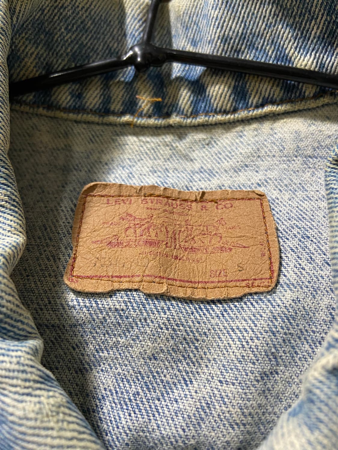 Levi's 리바이스 89년 데님 트러커 자켓 S(100size) 상품이미지2